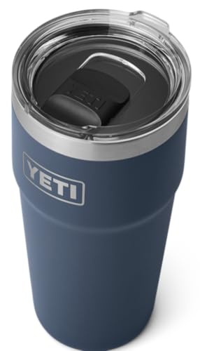 YETI Rambler Stapelbarer Becher Mit MagSlider Deckel, Navy, 20 oz (591 ml)