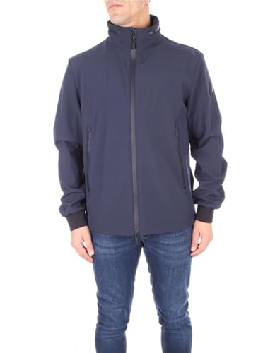 WOOLRICH Herrenjacke Blau Soft Shell Bomberjacke, Winterjacke Herren, blau, M