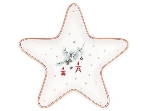 GreenGate Star Plate Juana White
