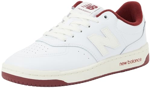 NEW BALANCE Herren 80 Sneaker, Weiß, 42.5 EU