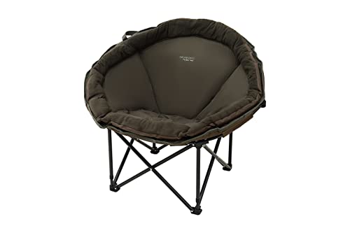 MK-Angelsport bequemer Karpfenstuhl Passion, Faltbarer Angelstuhl, verstellbare Rückenlehne, gepolsterter Sitz, robuster Stahlrahmen, höhenverstellbare Beine mit Schlammtellern, bis 120 kg belastbar