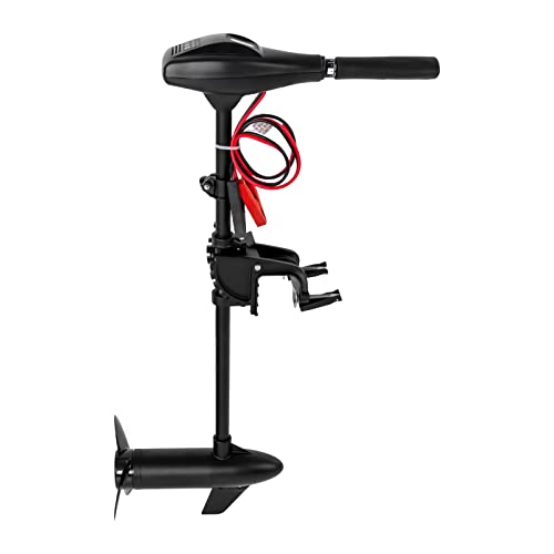 Elektro Aussenborder Außenborder Außenbordmotor Elektromotor Boot Trolling Motor | 12V 100A Batterien | 6km/h | Verstellbar Propeller | Bootsmotor für Angeln, Schlauchboote