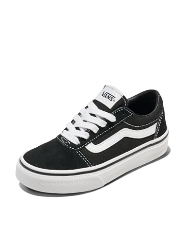 Vans Unisex Kinder Ward Sneaker Ward Trainers, (SUEDE/CANVAS) BLACK/WHITE, 38.5 EU
