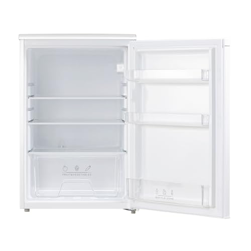 Comfee RCD133WH3(E) Kühlschrank, 131L Kühlschrank ohne Gefrierfach, Inverter-Kompressor, Obst-und Gemüsefach, 84.5cm Hx55.3cm B, 72 kWh pro Jahr, Einstellbare Temperaturregelung, verstellbare Füße