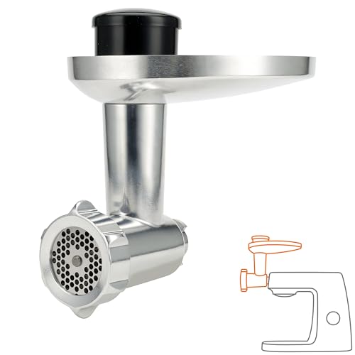 Kenwood Fleischwolf KAX950ME, Zubehör für Kenwood Küchenmaschinen, Silber