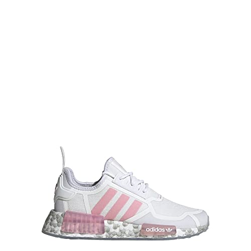 adidas Unisex NMD_R1 Schuhe – Lifestyle, Athletic & Sneakers, Crystal White/Light Pink/Cloud White, 5 US