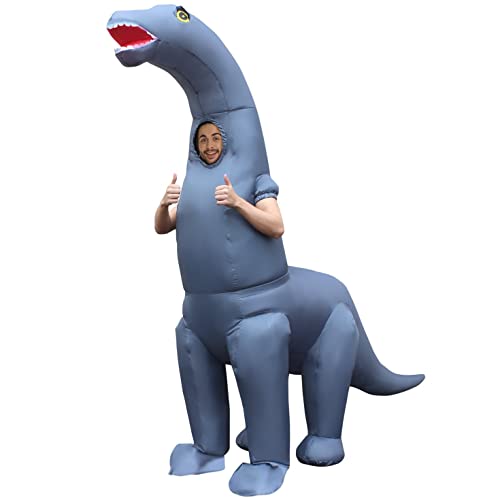 Morph MCGIDI Dinosaure Aufblasbares Kostüm, Unisex, Diplodocus Dinosaurier Erwachsene, Einheitsgröße