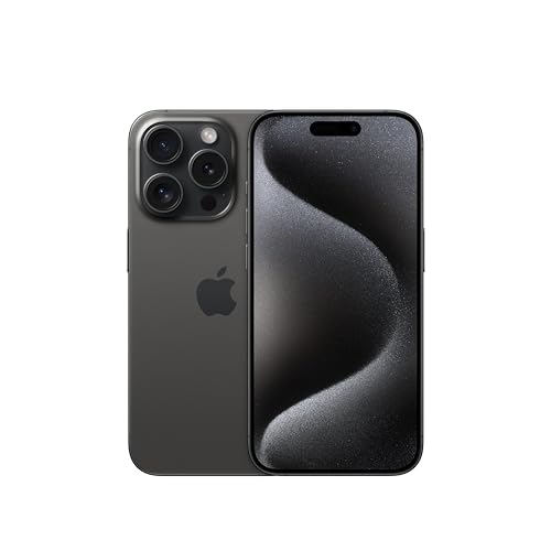 Apple iPhone 15 Pro 256 GB - Titan Schwarz (Generalüberholt)