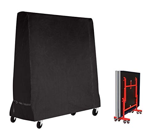 Mutsitaz Tischtennis Schutzhülle Wasserdichte Oxford Polyester Abdeckung für Tischtennisplatte vor Nässe und Schmutz 165x70x185cm
