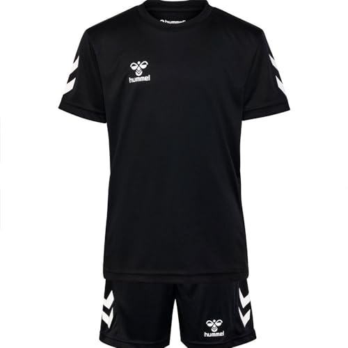 hummel Logo Set Trikot Set Kids schwarz, 12 (152) Kinder