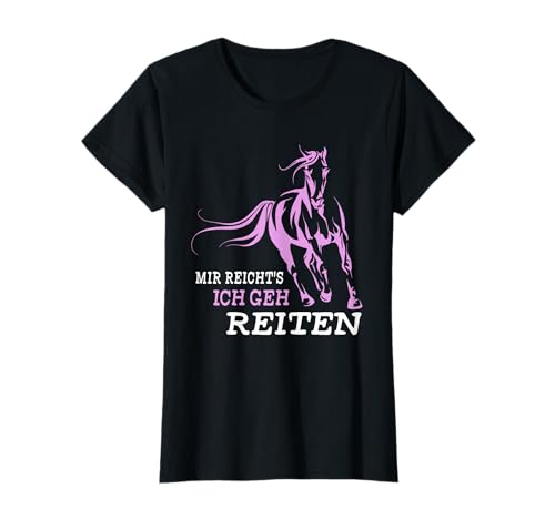 Pferde Tshirt Reiterin Reit Damen Mädchen Kinder Sachen T-Shirt