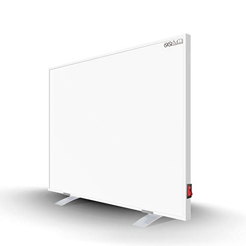 Byecold Infrarotheizung Standgerät Standfüßen 300 Watt, Infrarot Elektroheizung, Heizkörper Heizplatte Heizpaneel, Energiesparend Überhitzungsschutz