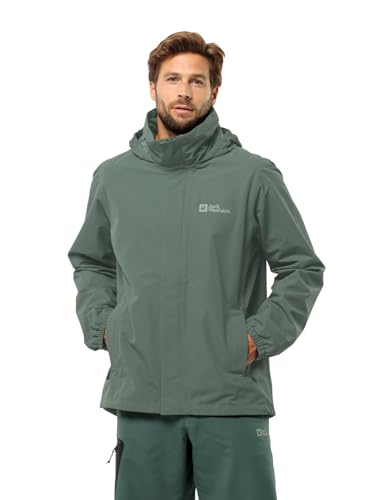 Jack Wolfskin Herren Stormy Point 2l Jkt M, Hedge Green, S EU