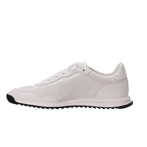 BOSS Herren Sneaker Zayn_Lowp_ltpf, White, 42 EU / 8 UK