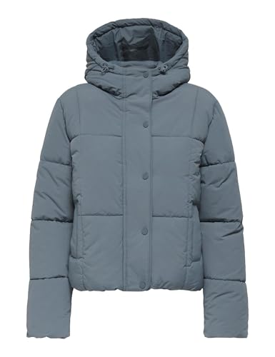 JdY Damen Jdywonder Short Hood Puffer OTW Sij, Stormy Weather, m