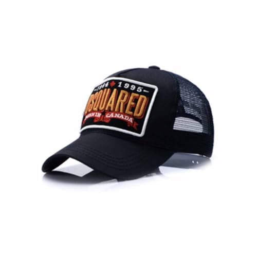 DSQUAREDS Herren-Baseballkappe, klassisch, sportlich, lässig, Sommer-Kappe, Stickerei, klassische Snapback-Mütze, blau, Einheitsgröße