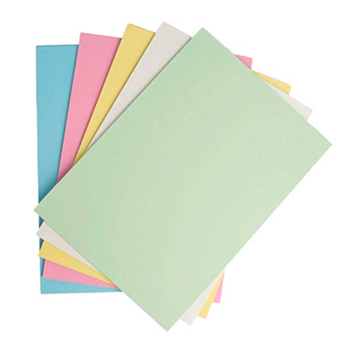 House of Card & Paper HCP172 Karton, A2, 220 g/m², Pastellfarben, sortiert, 50 Blatt