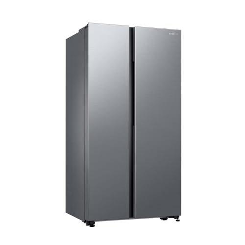 Samsung RS62DG5003S9EF Side-by-Side-Kühlschrank mit Gefrierfach, 178 cm, 628 l, SmartThings AI Energy Mode, Twist Ice Maker, SpaceMax, No Frost+, Edelstahl Look
