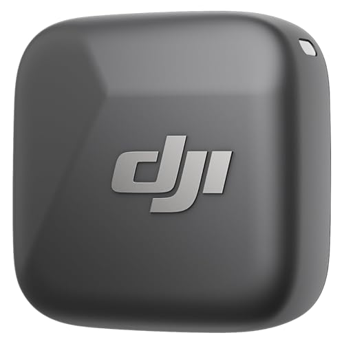 DJI Mic Mini Sender Mikrofon (Infinity Schwarz), Ultraleicht, OsmoAudio, Geräuschunterdrückung, Wireless Mikrofon für Handy/Kamera, iPhone, Android, Vlog, YouTube