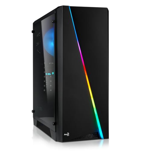 Gaming PC Ryzen 5 5500, 32 GB DDR4 RAM High Speed, 1TB M.2 SSD, RTX 5060 8GB, Win 11 Pro
