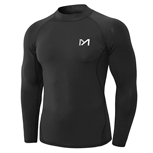 MEETYOO Kompressionsshirt Herren, Laufshirt Kurzarm Funktionsshirt Atmungsaktiv Sportshirt Männer T-Shirt für Running Jogging Fitness Gym