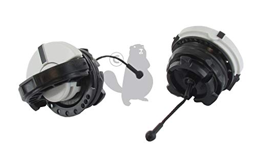 Stihl Original Einfüllkappe - Kunststoff, Schwarz/Weiß - Tankdeckel für Standard Motorsägen (Kettensägen) - Garten