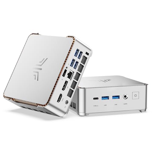 NiPoGi Hyper H2 Mini PC W-11 Pro, Ιntel Core i9-11900H(8C/16T, bis zu 4,90 GHz), 32 GB (2 x 16GB) DDR4 1 TB M.2 NVMe SSD Mini Desktop Computer für Büro/Schule/Heim, WiFi 6, HDMI, DP, Typ-C, 54 W TDP.