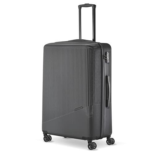 Travelite 4-Rad Hartschalenkoffer groß 96 Liter, Gepäck Serie Bali: ABS Hartschalen Trolley mit TSA Kombinationsschloss, 77 cm