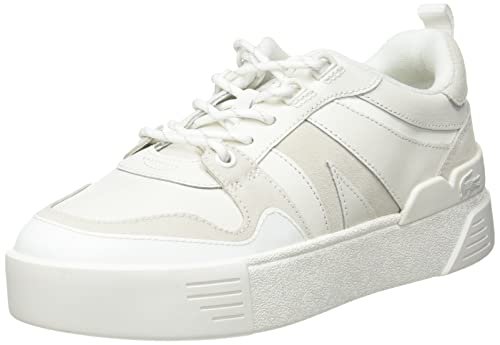 Lacoste Damen Low-Top Sneaker L002 0722 1 CFA, Frauen Halbschuhe,Laufschuhe,schnürschuhe,schnürer,Plateausohle,Sportschuhe,Weiss (21G),39 EU / 5.5 UK