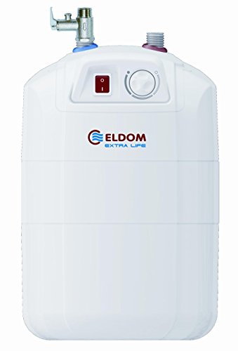 Eldom Warmwasserspeicher/Boiler 10L Untertisch druckfest, Weiß