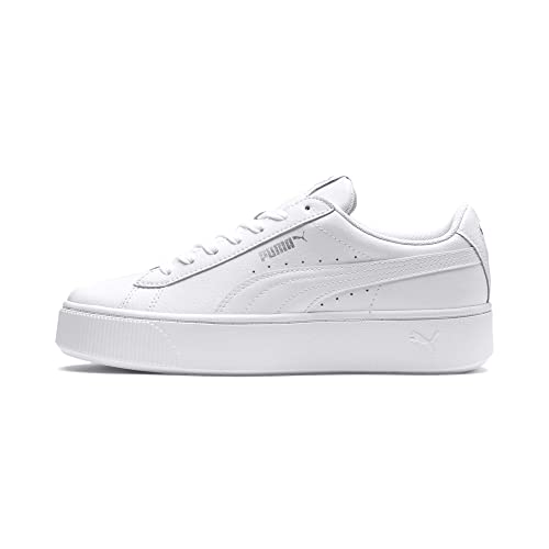 PUMA Damen Puma Vikky Stacked L Sneakers, Puma White-Puma White, 39 EU