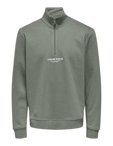 ONLY & SONS ONSCURATED REG Half Zip Sweat