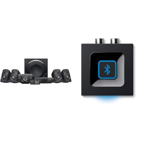 Logitech Z906 5.1 sound system + Logitech Bluetooth wireless audio receiver