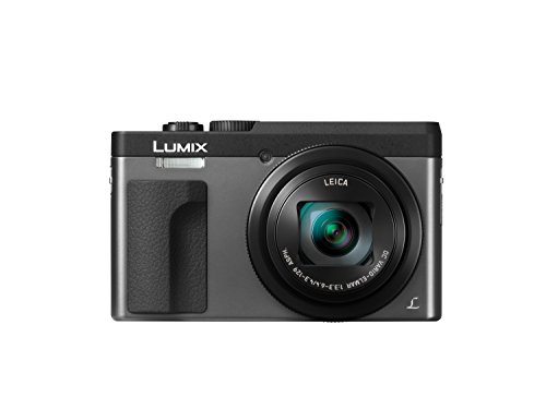Panasonic LUMIX TZ91 High-End Reisezoom Kamera (LEICA Objektiv, 30x Opt. Zoom, 24 mm Weitwinkel, Sucher, 4K) silber