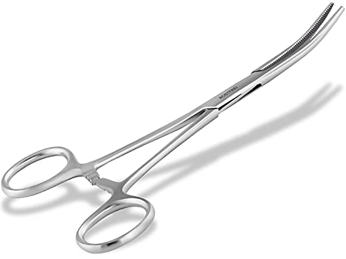 Angelsport Hakenlöser Hakenlösezange Lösezange-Klemme Gebogen - Edelstahl Rostfrei (14.5 cm)