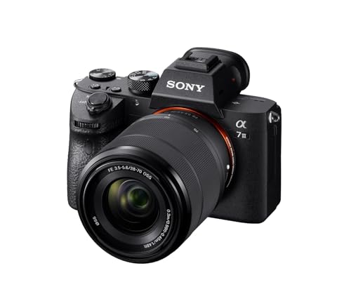 Sony Alpha 7 III Spiegellose Vollformat-Kamera mit 28-70 mm f/3.5-5.6 (Schneller 0,02s AF, optische 5-Achsen-Bildstabilisierung)