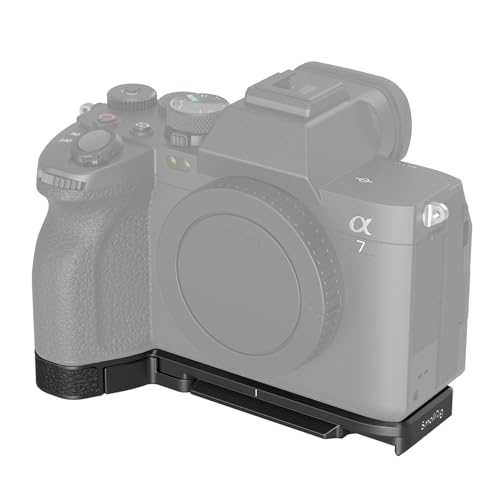 SMALLRIG A7IV A7RV A7SIII Baseplate für Sony Alpha 7 IV Alpha 7R V Kamera, mit Schnellwechselplatte (für Arca-Typ), mit Kaltschuhhalterung, mit 1/4