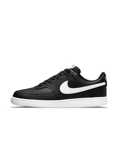 Nike Herren Nike Court Vision Low Better Gymnastikschuh, Schwarz-Weiß-Schwarz, Größe 41 EU