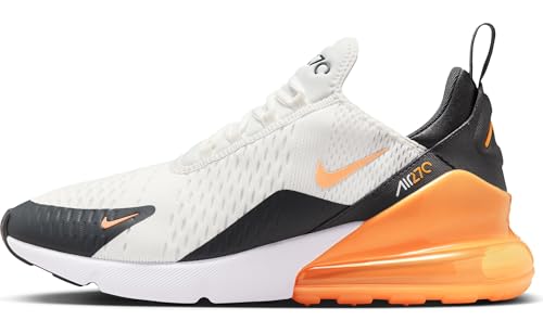 Nike Schuh Air Max 270 Schuhe Für Herren, Summit White/Laser Orange-Anthracite, AH8050-114, 42 EU (8.5 US)
