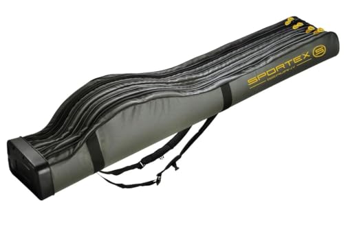 Sportex Rutentasche „SuperSafe“ Neu XXL 165cm 4 Fächer für 4 montierte Ruten