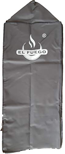 G. Abdeckhaube für Grill Portland von EL Fuego®, Schutz vor UV-Strahlung, wasserabweisend, Winterfest, Farbe Anthrazit