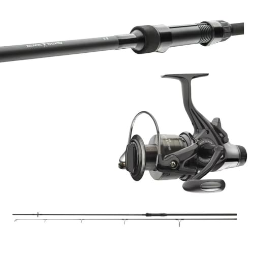 Black Widow Karpfencombo 3,60m / 3,00lbs + Freilaufrolle Karpfenset