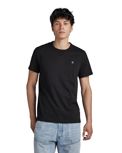 G-STAR RAW Herren Nifous T-Shirt, Schwarz (dk Black D24449-336-6484), L