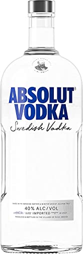 Absolut Vodka Original – Absolute Reinheit und einzigartiger Geschmack in ikonischer Apothekerflasche – Ideal für Cocktails und Longdrinks – 1 x 1,75 l