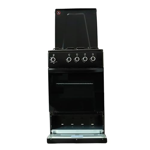 Gasline SHGG5050THTB Gas Standherd 50cm Gasbackofen mit Thermostat l LPG Erdgas