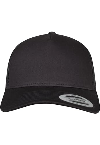 Flexfit Unisex 5-panel Retro Trucker Cap accessoire lifestyle, Schwarz, Einheitsgröße EU