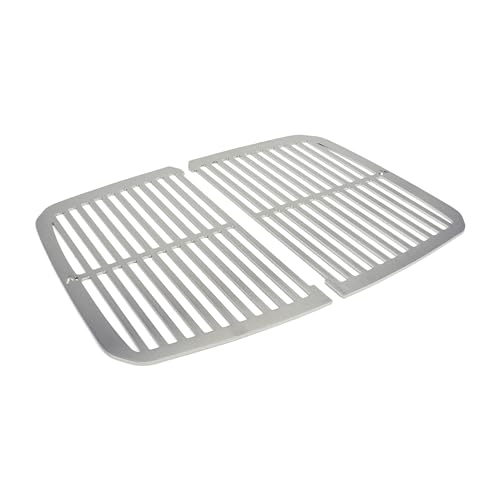 Grillrost.com Das Original Edelstahl INOX Grillroste für Weber Pulse 2000 | spülmaschinenfest - Set aus 2 Hälften