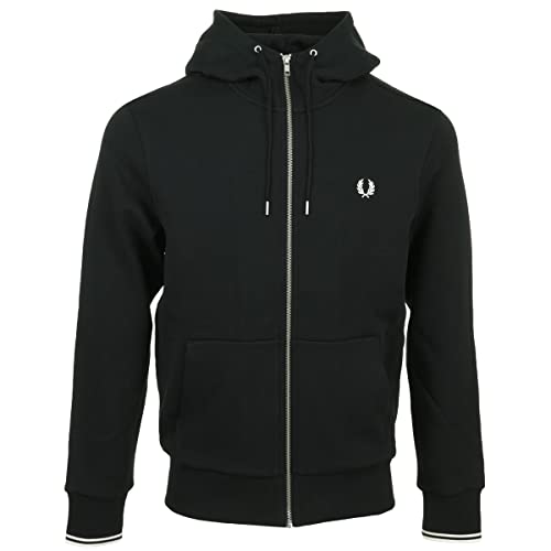 Fred Perry Hooded Zip Through Sweatshirt, Sportjackett - L