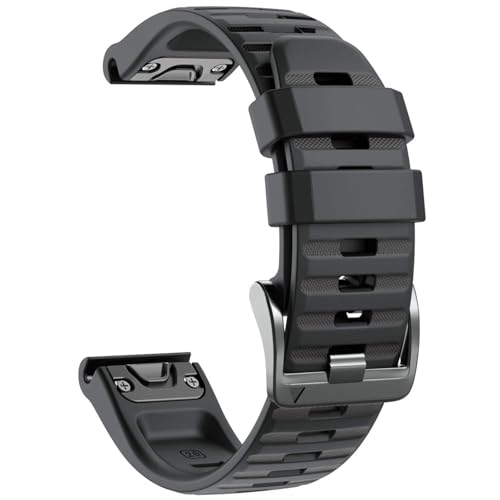 NotoCity für Garmin Fenix 5x/5x Plus/6x/6x Pro Armband, Quickfit 26mm für Garmin Fenix 7x/7x Pro/Fenix 3/3 HR, Uhrenarmband für Enduro 2, Instinct 2X, Epix Pro 51mm, Quatix 7x(Schwarz)