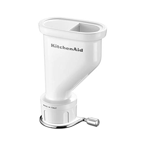KitchenAid Zubehör Nudelaufsatz - 5KSMPEXTA - Nudelpressaufsatz für Küchenmaschine - 6 Aufsatzscheiben - Nudelmaschine - Edelstahl